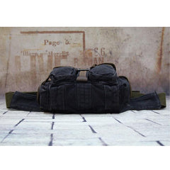 Canvas Black Mens Khaki Messenger Bags Small Postman Bag Canvas Courier Bag For Men
