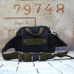 Canvas Black Mens Khaki Messenger Bags Small Postman Bag Canvas Courier Bag For Men