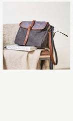 Fashion Canvas Mens Side Bag Canvas Messenger Bags Canvas Satchel Courier Bag for Men