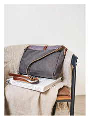 Fashion Canvas Mens Side Bag Canvas Messenger Bags Canvas Satchel Courier Bag for Men
