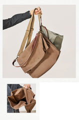 Canvas Mens 14 inches Side Bags Canvas Satchel Messenger Bags Canvas Travel Courier Bag for Men