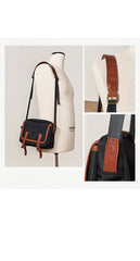 Cool Nylon Mens Small Side Bag Satchel Messenger Bag Courier Bag Postman Bag for Men