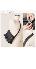 Fashion Nylon Mens Black Side Bag Courier Bag Postman Bag Nylon Messenger Bag for Men