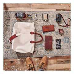 Cool Canvas Leather Mens Tote Bag 15'' Messenger Bags Handbag Canvas Tote Shoulder Bag for Men Women