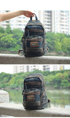 Blue Jean Mens Large Sling Bag