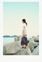 Pink Canvas Mens Womens Cube Rucksack Satchel Backpack Canvas School Backpack for Men Women