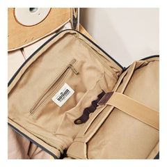 Canvas Leather Mens Backpack Canvas Khaki Travel Backpack Laptop Satchel Backpack for Men