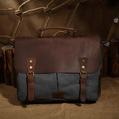 Canvas Leather Mens 14