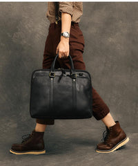 Coffee Leather Mens 15