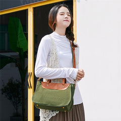 Canvas Leather Womens Handbag Tote Purse Side Bag for Women