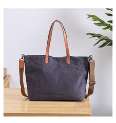 Men canvas tote crossbody bag