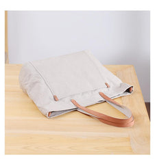 White canvas tote bags for work