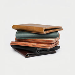 Casual Mens Black billfold Card License Wallet Brown Bifold Card Wallet Card Holder For Men