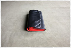 Classic Leather Womens Wallet Bifold Clutch Wallet Long Wallet for Women