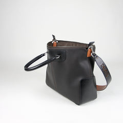 Classic Large Womens Black Leather Work Handbag Purse Leather Shoulder Purse Bag for Ladies