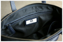 Classic Womens Dark Blue Leather Shoulder Handbag Womens Fashion Work Navy Handbag Purse Crossbody Purse for Ladies