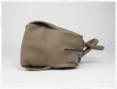 Classic Womens Coffee Work Leather Handbag Purse Leather Coffee Work Shoulder Bag Handbag Purse for Ladies