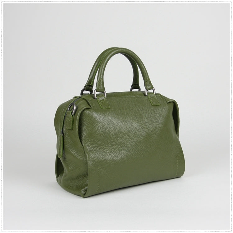 Classic Womens Green Work Leather Handbag Purse Leather Green Work Shoulder Bag Handbag Purse for Ladies