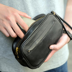 Coffee Cool Leather Mens Long Wallets Large - Full View