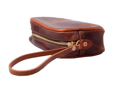 Coffee Cool Leather Mens Long Wallets Large - Bill Slots Detail
