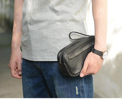Coffee Cool Leather Mens Long Wallets Large - Interior View