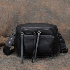 Saddle Leather Womens Shoulder Bag Fanny Pack Handmade Saddle Crossbody Purse for Ladies