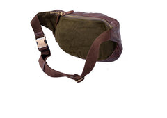 Cool Black Leather Mens Chest Bag Fanny Pack Waist Bags Coffee Leather Hip Bag Bum Bag For Men