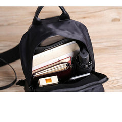 Cool Black Nylon Men's Sling Bag Chest Bag Nylon One shoulder Backpack Sling Pack For Men