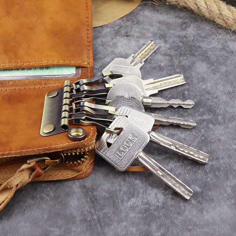 Slim Compact Leather Key Holder