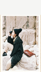 Cool Leather Mens Small Side Bag Leather Courier Bags Messenger Bags Side Bag for Men