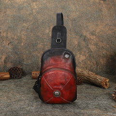 Cool Mens Womens Cap Black Sling Bag - Closure Detail