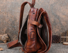 Cool Men's Leather Sling Bag Sling Pack Leather Sling Backpacks For Men