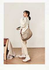 Fashion Nylon Mens Womens Khaki Messenger Bags Nylon Side Bag Shoulder Bag for Men Women