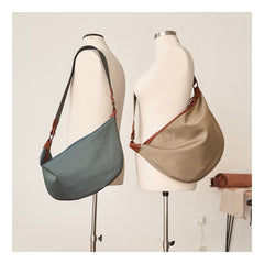 Fashion Nylon Mens Womens Khaki Messenger Bags Nylon Side Bag Shoulder Bag for Men Women