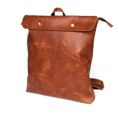 Cool Black Mens Leather Backpack Travel Backpacks School Backpacks for men