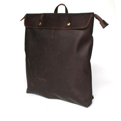 Cool Black Mens Leather Backpack Travel Backpacks School Backpacks for men