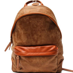 Cool Brown Leather Mens Backpacks Travel Backpacks Laptop Backpack for men