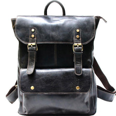 Cool Brown Mens Leather Backpack Cool Travel Backpacks School Backpacks for men