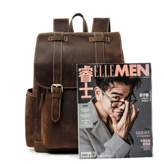 Cool Brown Mens Leather Dark Brown 14