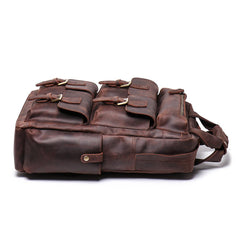 Cool Brown Mens Leather Dark Brown 15