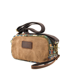 Cool Canvas Mens Green Clutch Bag Mini Side Bag Gray Small Messenger Bag For Men