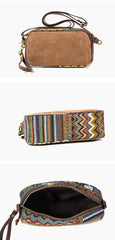Cool Canvas Mens Green Clutch Bag Mini Side Bag Gray Small Messenger Bag For Men