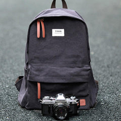 Cool Canvas Mens 15'' Green Computer Backpack Khaki Travel Backpack School Backpack for Men