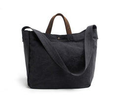 Cute Canvas Mens Womens White Handbag Tote Bag Shoulder Bag Tote Purse For Men