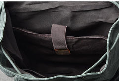 Waxed Canvas Leather Mens Womens 16