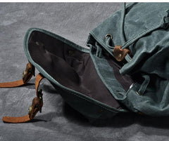 Waxed Canvas Leather Mens Womens 16