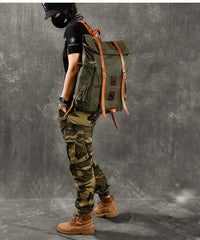 Cool Canvas Leather Mens Womens 16