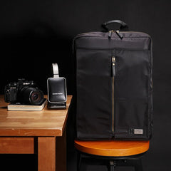 Cool Nylon cloth Men's Black Travel Backpack Large Backpack Laptop Backpack For Men