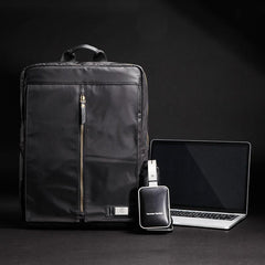 Cool Nylon cloth Men's Black Travel Backpack Large Backpack Laptop Backpack For Men