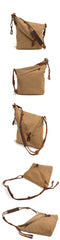 Cute Canvas Womens Mens Pink Side Bag Shoulder Bag Blue Messenger Bag For Men